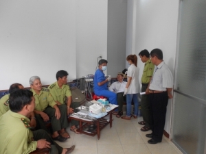 Đoàn Trung tâm Nha khoa HP. TP Hồ Chí Minh đến Vườn quốc gia Côn Đảo khám chữa bệnh răng cho CCVC 