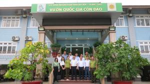 Lãnh đạo Vườn quốc gia Cúc Phương tham quan và học tập tại Ban quản lý Vườn quốc gia Côn Đảo