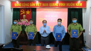 Lễ trao quyết định bổ nhiệm, bổ nhiệm lại và giao nhiệm vụ chức vụ Trưởng phòng, Trạm trưởng, Phó Trạm trưởng tại Vườn quốc gia Côn Đảo