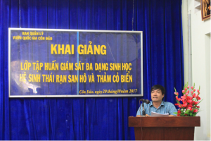 Khai giảng lớp tập huấn giám sát đa dạng sinh học