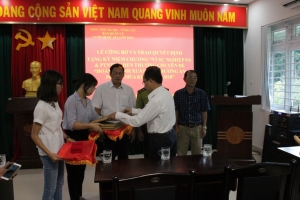Lễ trao kỷ niệm chương và khen thưởng chuyên đề thi đua