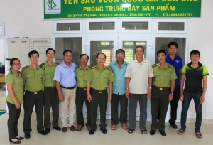 Nguyên lãnh đạo cũ về thăm lại Trụ sở Ban quản lý Vườn quốc gia Côn Đảo