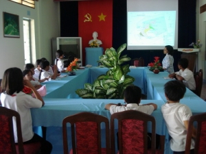Chưong trình giáo dục môi trường cho học sinh khối lớp 5 trường Cao Văn Ngọc
